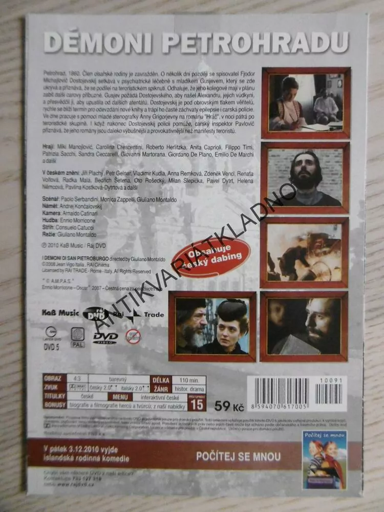 DÉMONI PETROHRADU, DVD FILM
