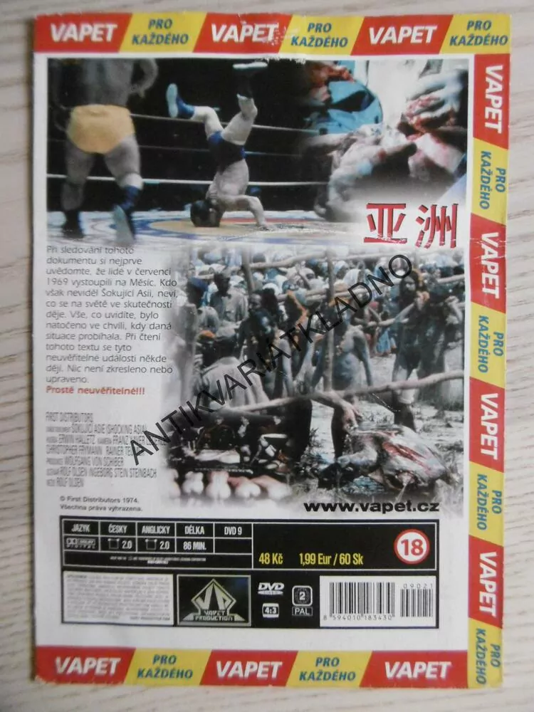 ŠOKUJÍCÍ ASIE, DVD FILM