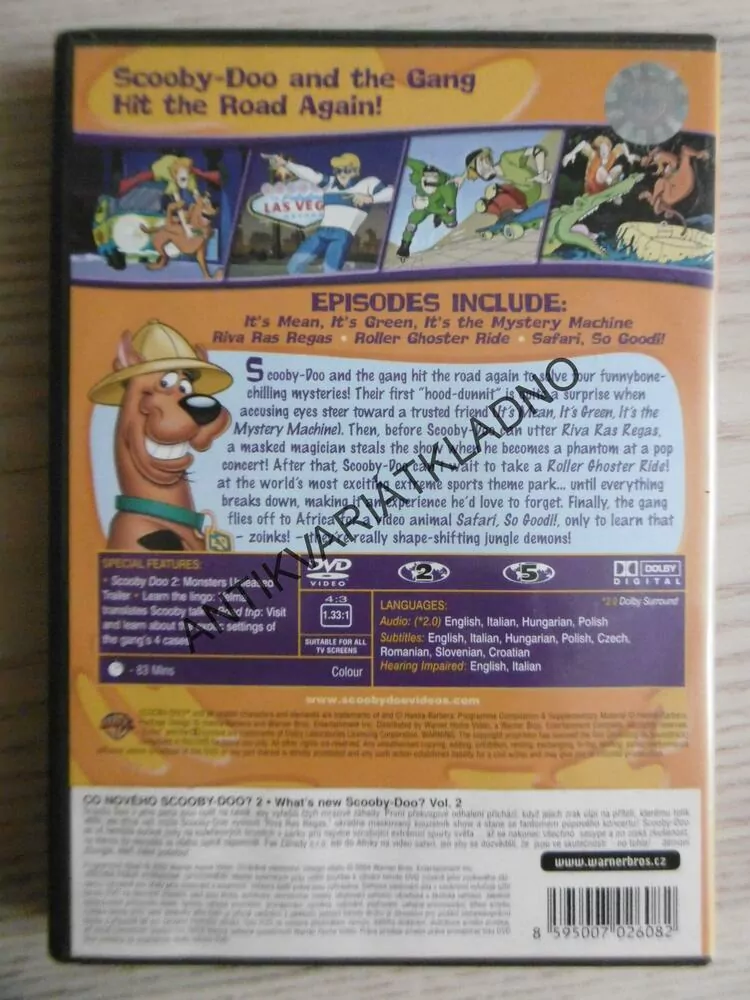 WHAT´S NEW SCOOBY DOO? VOLUME 2, SAFARI SO DOOD, DVD FILM
