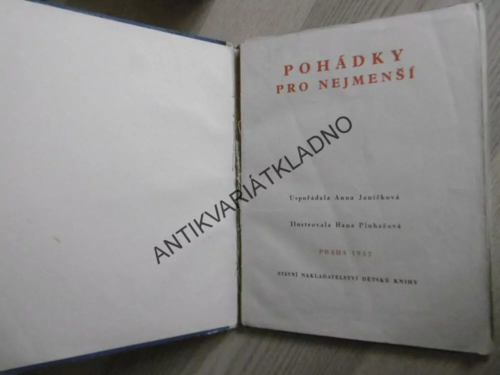 POHÁDKY PRO NEJMENŠÍ, ANNA JANÍČKOVÁ, **an