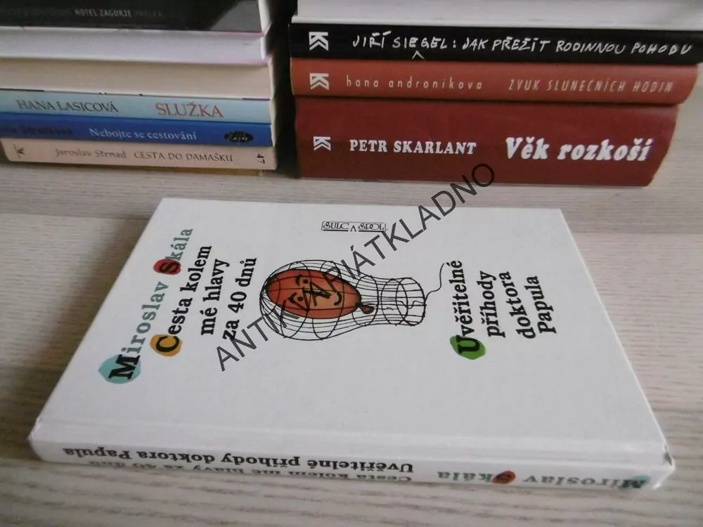 CESTA KOLEM MÉ HLAVY ZA 40 DNŮ, UVĚŘITELNÉ PŘÍHODY DOKTORA PAPULA, MIROSLAV SKÁLA, **an
