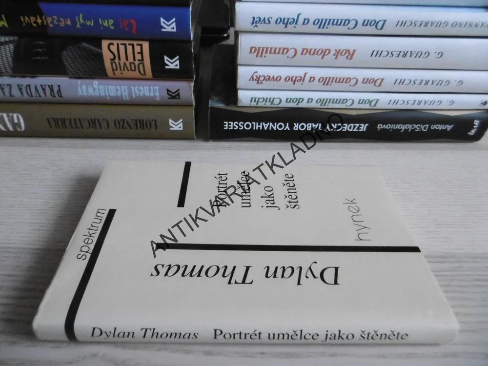 PORTRÉT UMĚLCE JAKO ŠTĚNĚTE, DYLAN THOMAS, **an