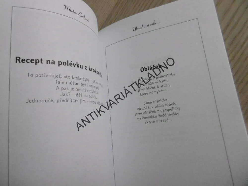 UKRADNI SI VÍLU..., MIRKA ERTLOVÁ