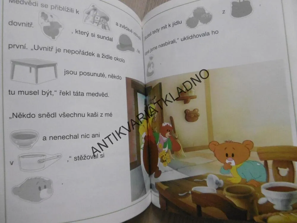 POHÁDKY SE SAMOLEPKAMI, MÁŠENKA A TŘI MEDVĚDI, NOVÉ
