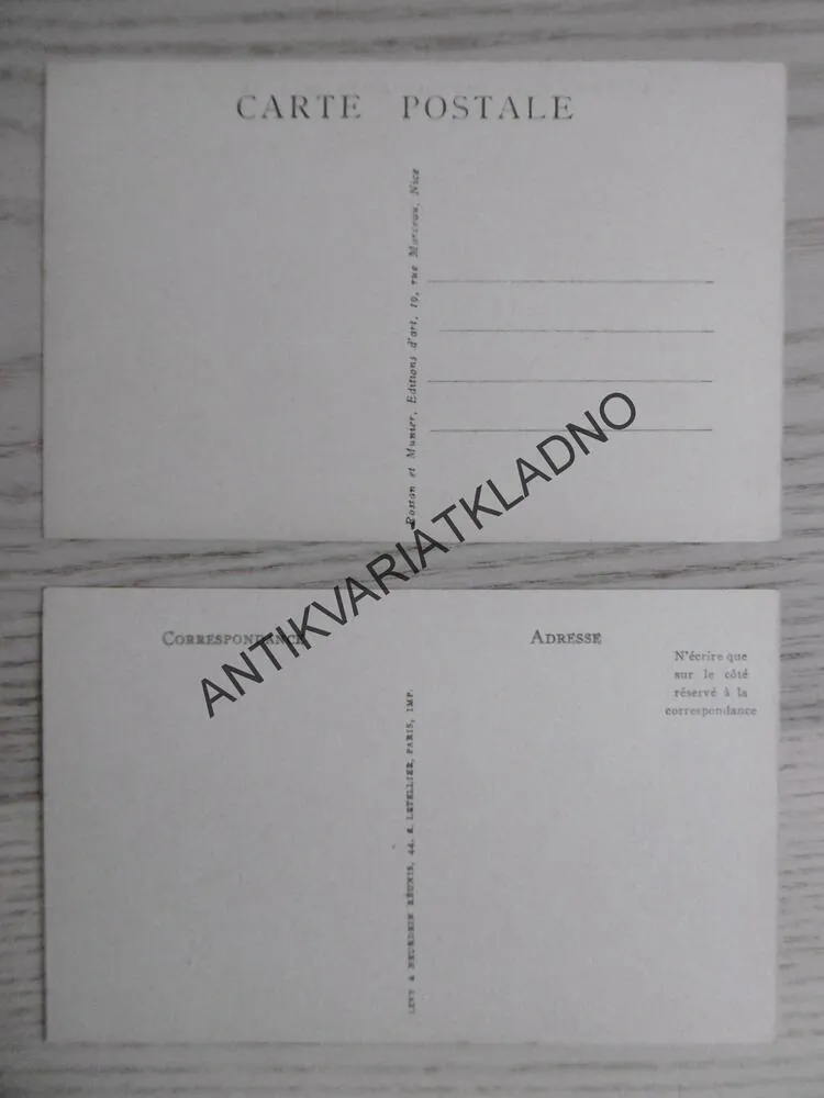 ANTIBES, OPUNCIE, PEVNOST, FRANCIE,  2 KUSY