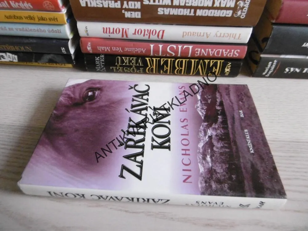 ZAŘÍKAVAČ KONÍ, NICHOLAS EVANS, **an