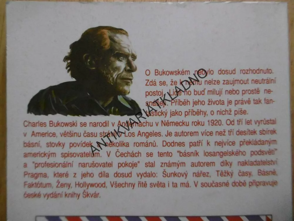 POŠTOVNÍ ÚŘAD, CHARLES BUKOWSKI