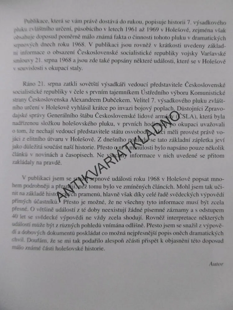 OSMAŠEDESÁTÝ, 7. VÝSADKOVÝ PLUK ZVLÁŠTNÍHO URČENÍ - HOLEŠOV - 1961 - 1969, FRANTIŠEK SOVADINA