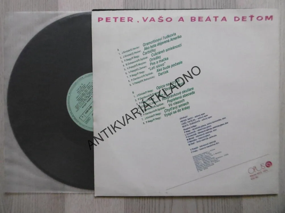 PETER, VAŠO A BEÁTA, DEŤOM, LP