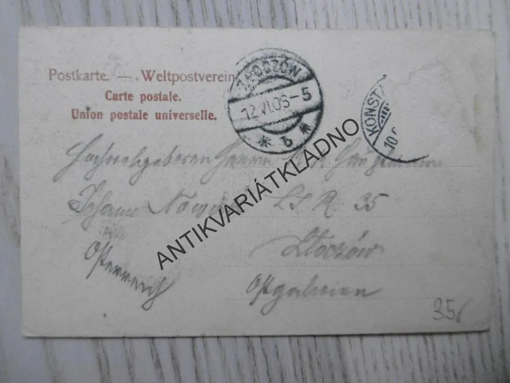 KONSTANZ, KOSTNICE, NĚMECKO, 1906