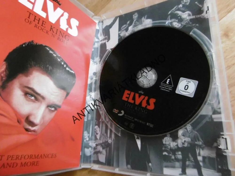 DVD HUDBA- ELVIS, THE KING OF ROCK´N´ROLL, PRESLEY