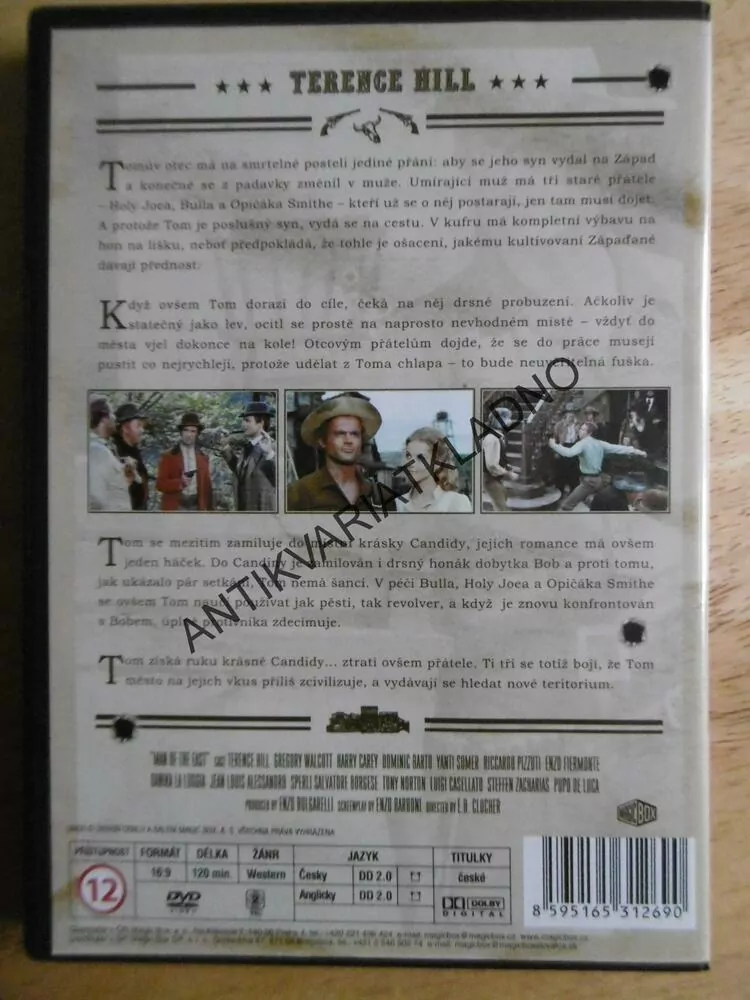 PODIVNÉ DĚDICTVÍ, TERENCE HILL, DVD FILM 