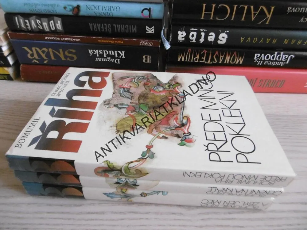 HISTORICKÁ TRILOGIE, BOHUMIL ŘÍHA, 3 KNIHY, **an