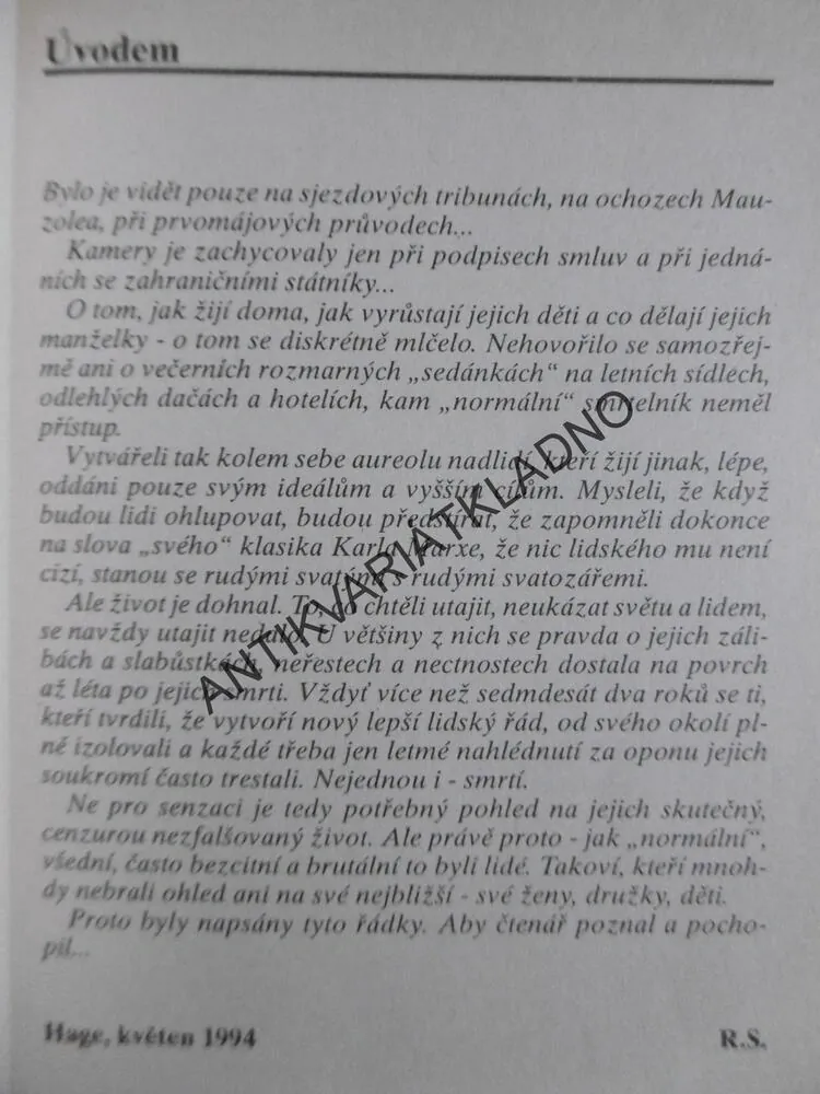 INTIMITY RUDÝCH BOSSŮ, RUDOLF STRÖBINGER, **an