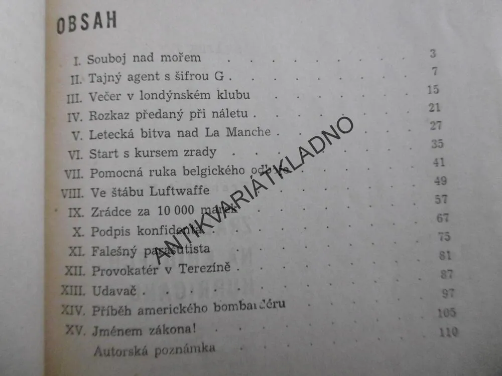 ZRADA NA KŘÍDLECH HURRICANU, FRANTIŠEK KAVAN, **an 