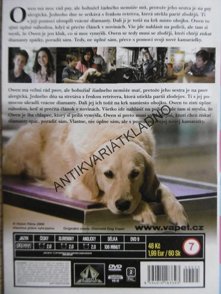 DIAMANTOVÝ PEJSEK, DVD FILM