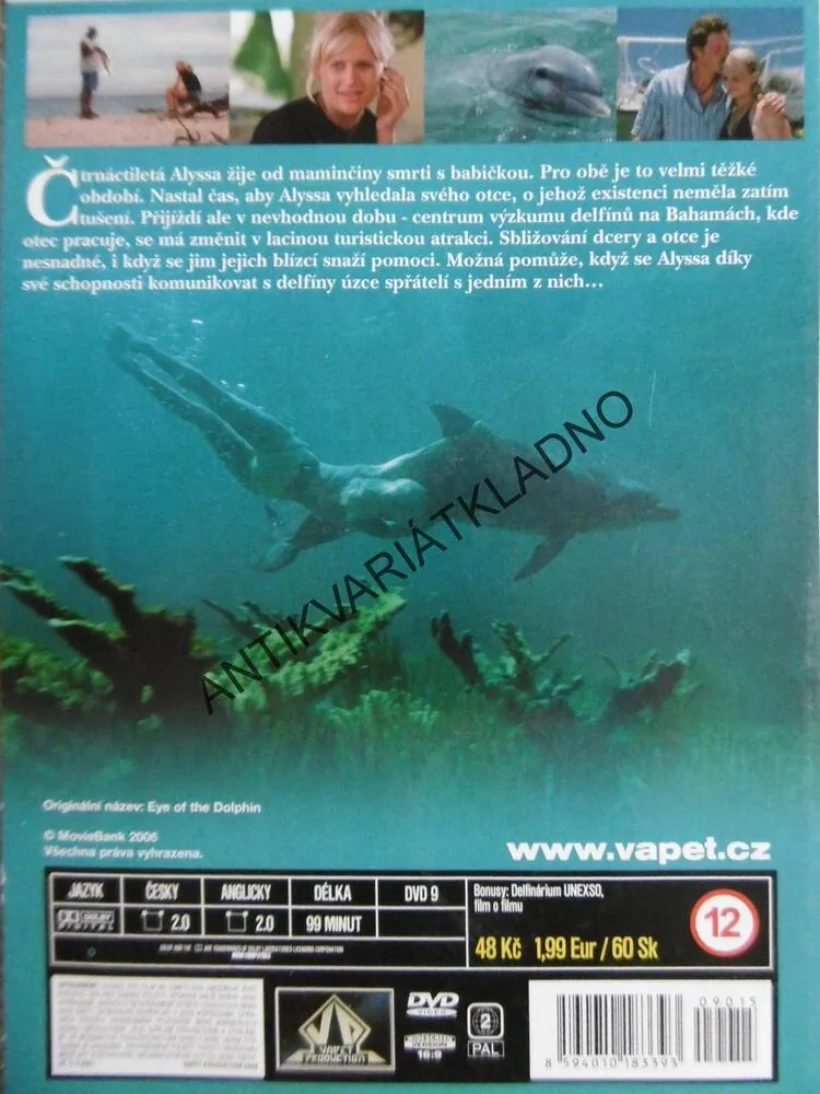 OKO DELFÍNA, DVD FILM