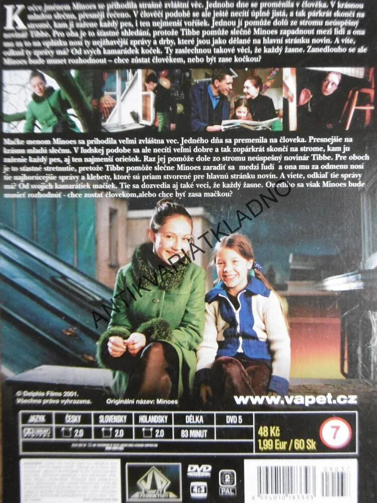 KOČIČÍ SLEČNA, DVD FILM