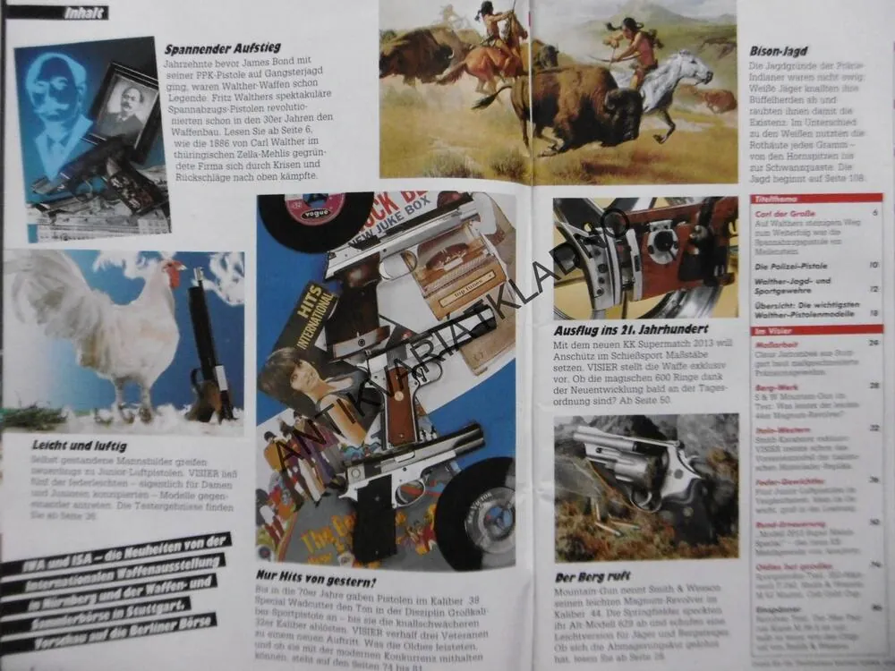 VISIER, 5/1991, NĚMECKY, ČASOPIS ,ZBRANĚ, 