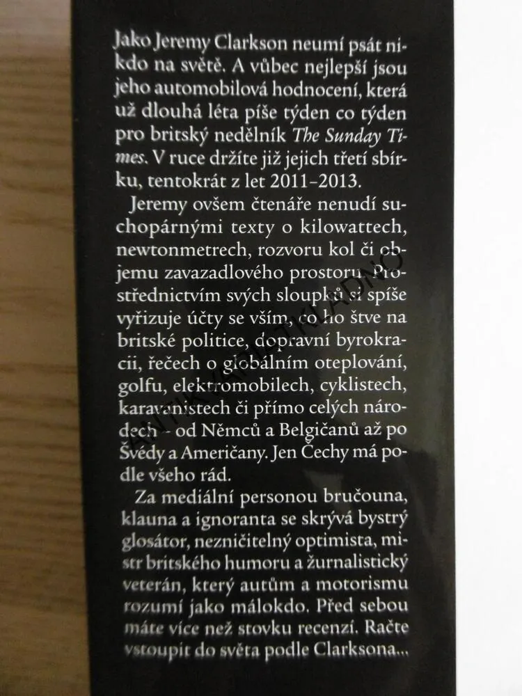 ĎÁBELSKÁ JÍZDA, JEREMY CLARKSON, **an