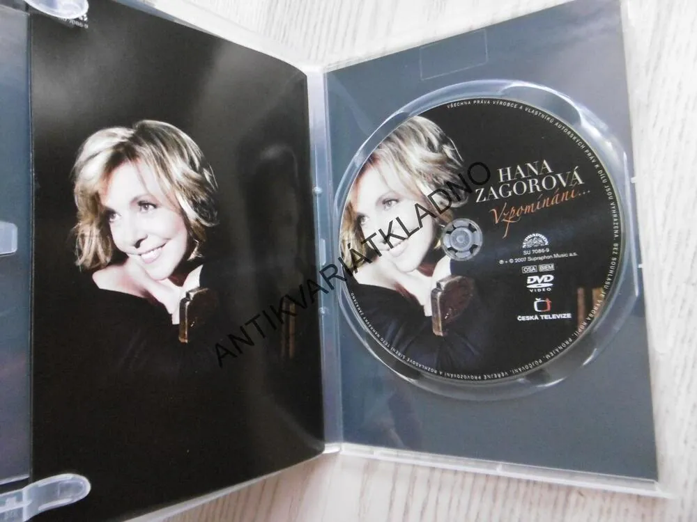 HANA ZAGOROVÁ, VZPOMÍNÁNÍ..., DVD FILM HUDBA