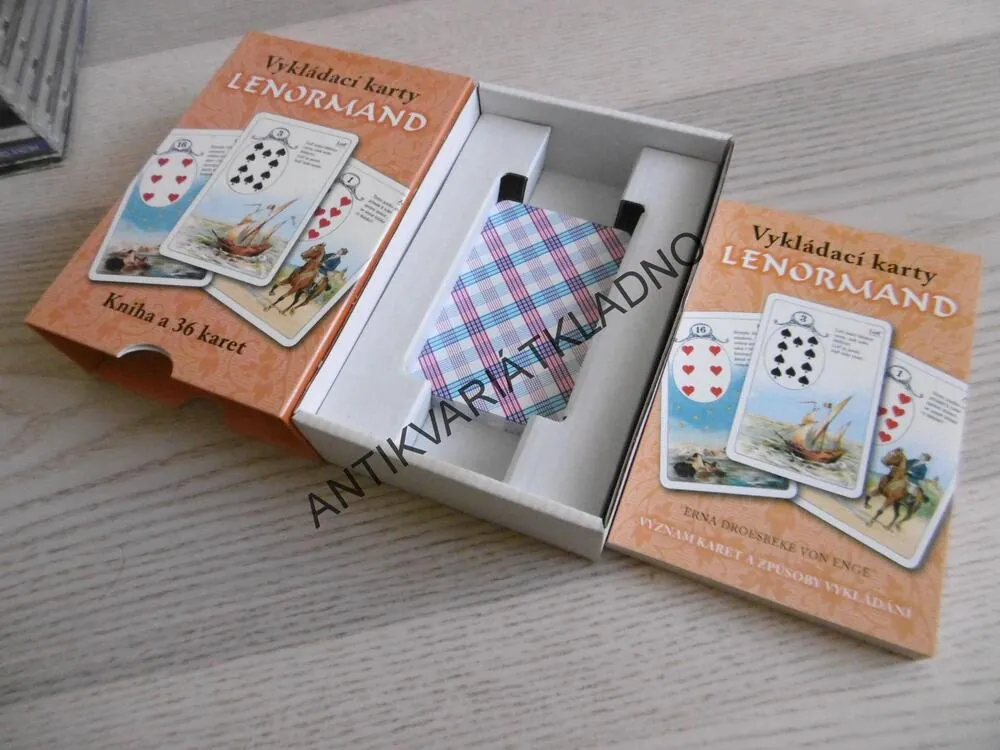 VYKLÁDACÍ KARTY LENORMAND, + KNIHA, **an