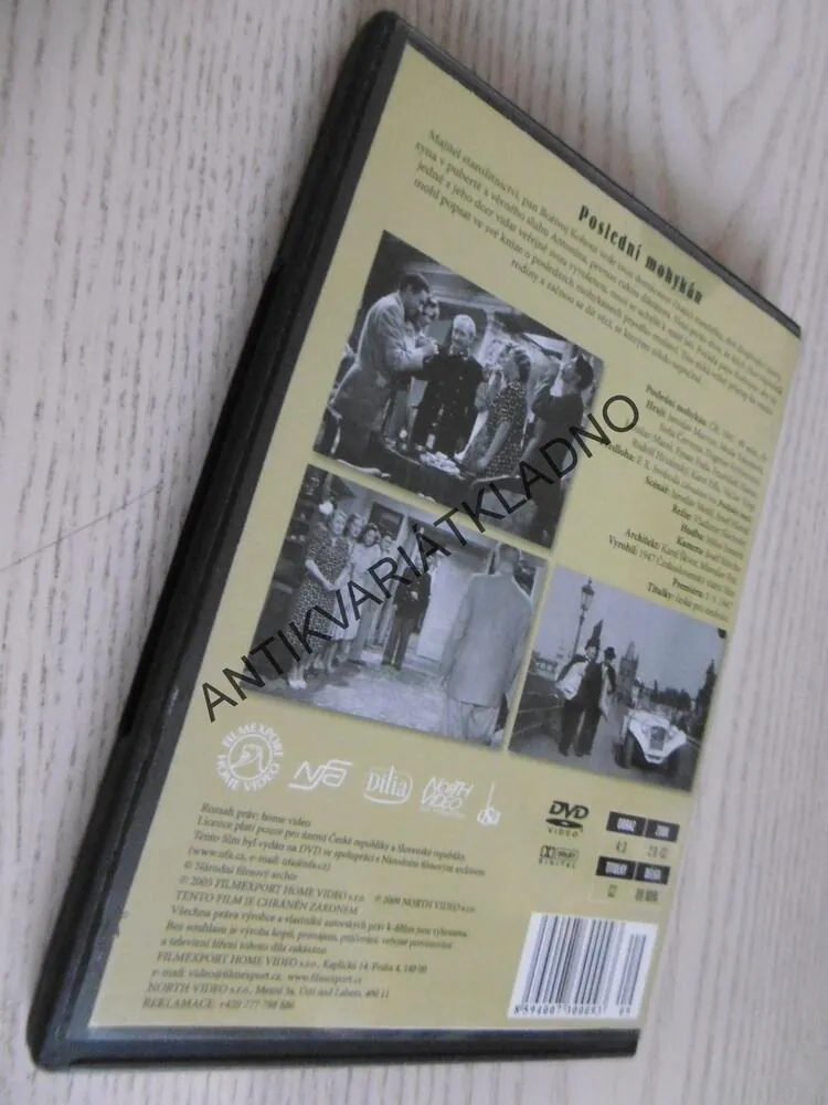 POSLEDNÍ MOHYKÁN, DVD FILM ČR