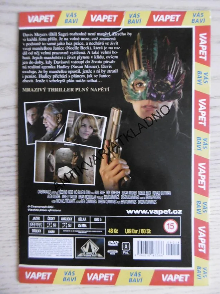 VŠECHNO NEBO NIC, DVD FILM