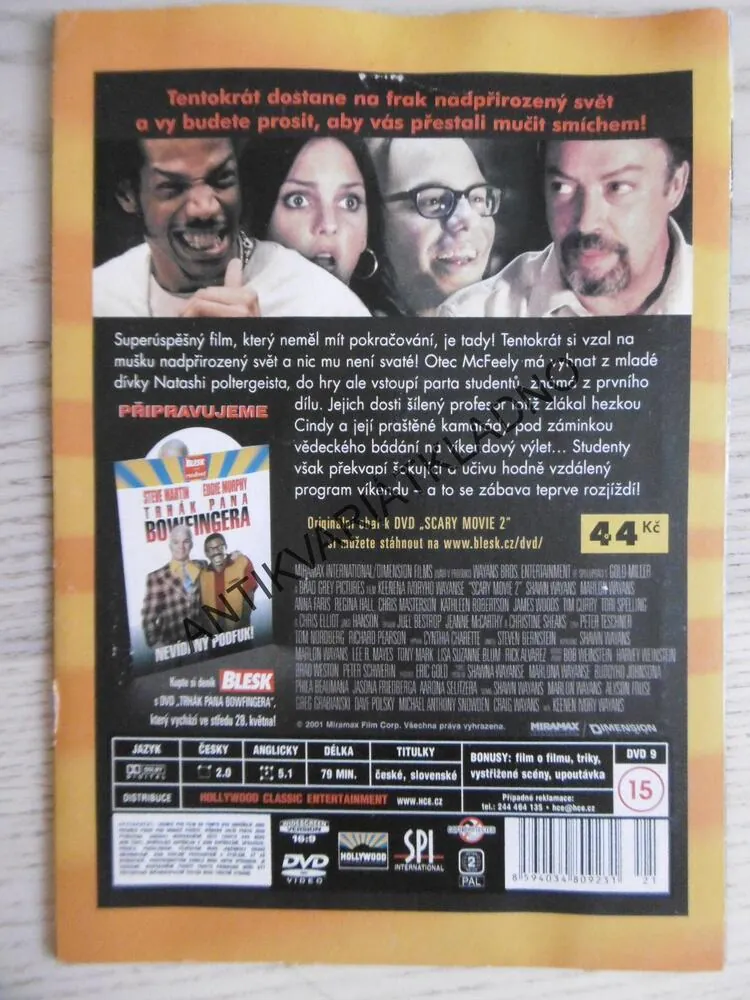 SCARY MOVIE 2, DVD FILM