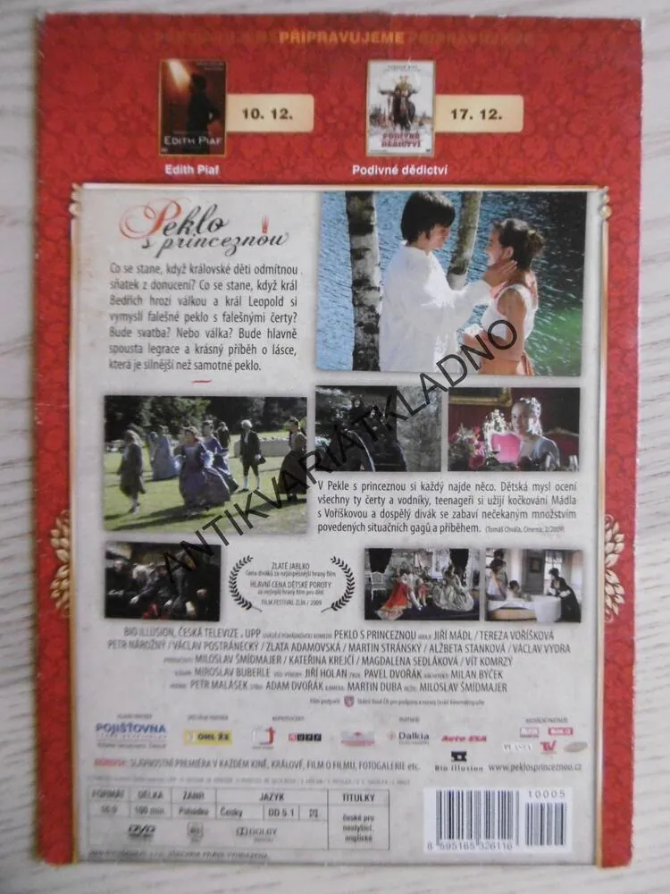 PEKLO S PRINCEZNOU, DVD FILM
