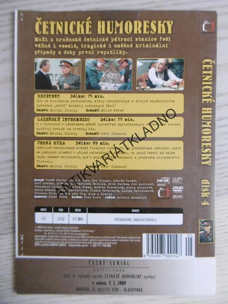 ČETNICKÉ HUMORESKY, DISK 4, DVD FILM