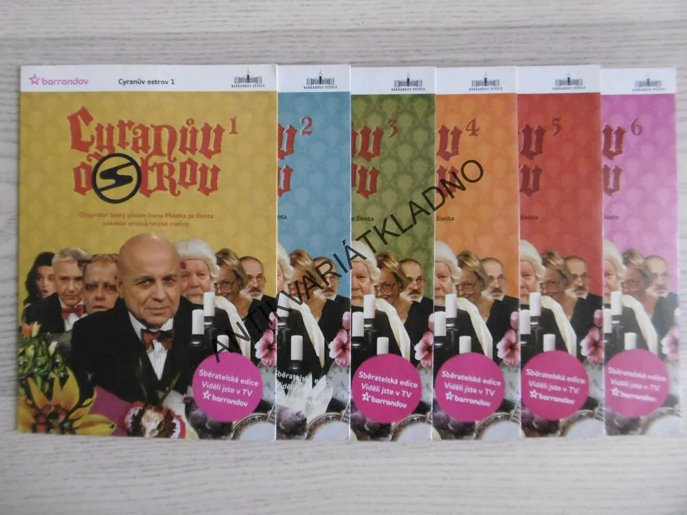 CYRANŮV OSTROV, 6 X DVD FILM