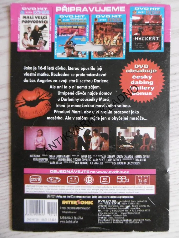 HOLKA K NAKOUSNUTÍ, DVD FILM