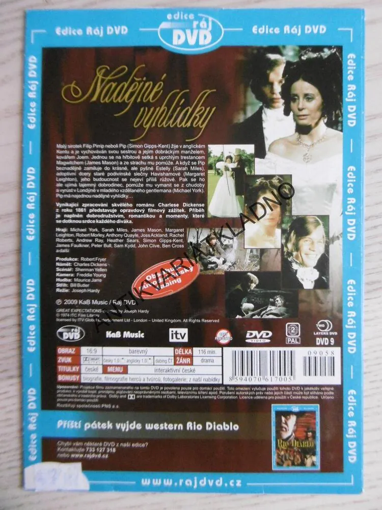 NADĚJNÉ VYHLÍDKY, DVD FILM