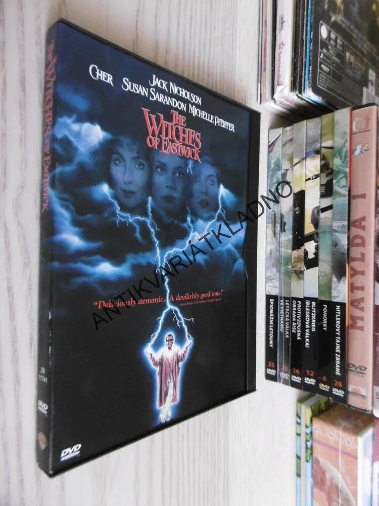 THE WITCHES OF EASTWICK, ČARODĚJKY Z EASTWICKU, DVD FILM
