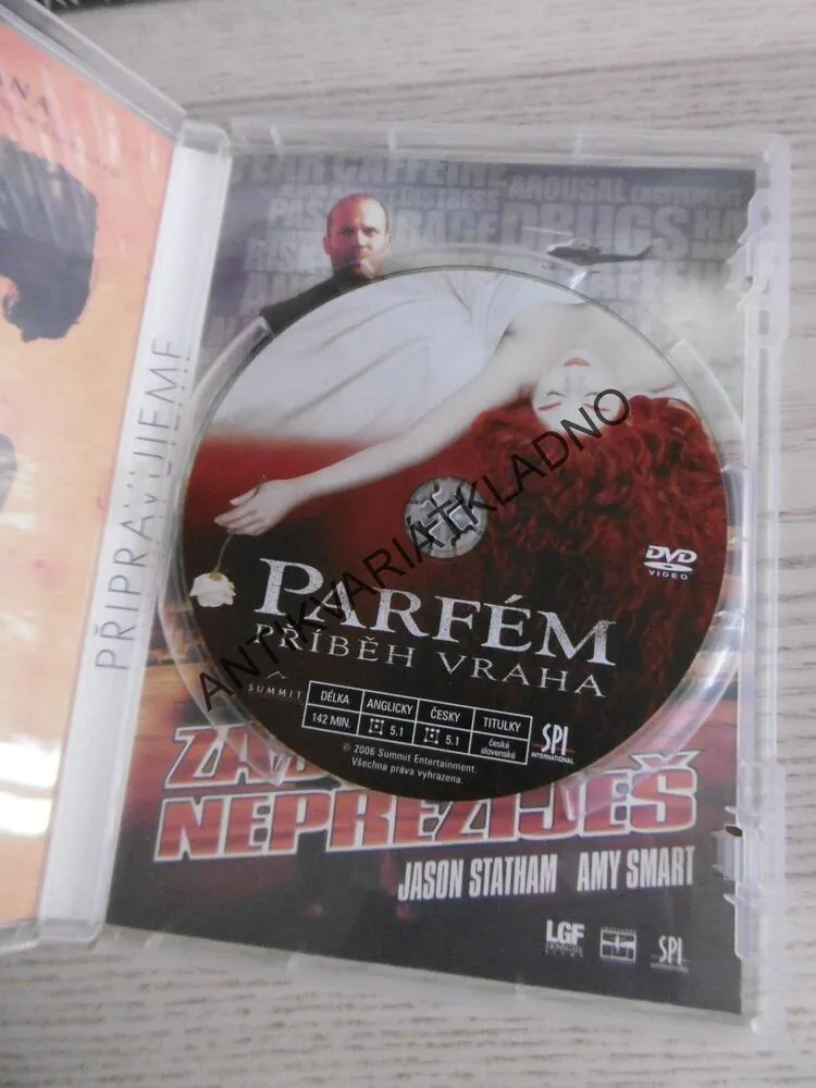 PARFÉM, PŘÍBĚH VRAHA, DVD FILM