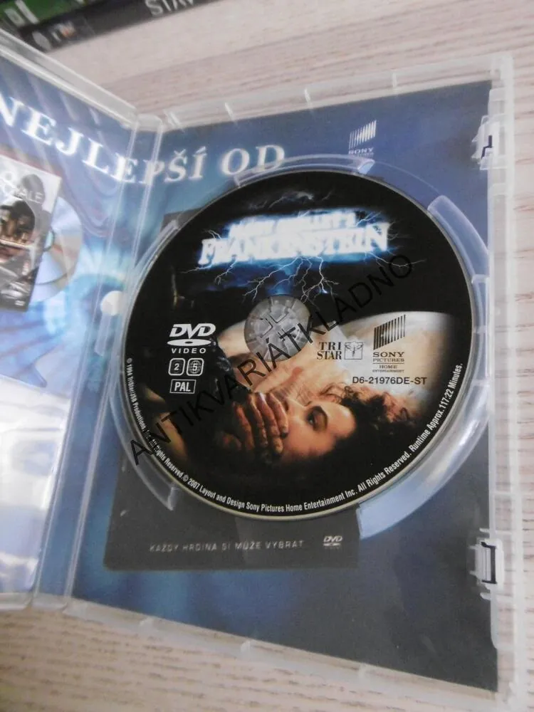 FRANKENSTEIN, ROBERT DE NIRO, DVD FILM