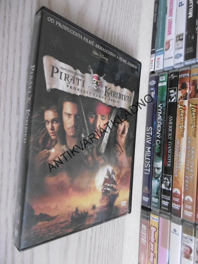PIRÁTI Z KARIBIKU, PROKLETÍ ČERNÉ PERLY, DVD FILM