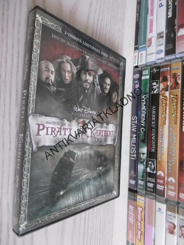 PIRÁTI Z KARIBIKU NA KONCI SVĚTA, 2 X DVD FILM