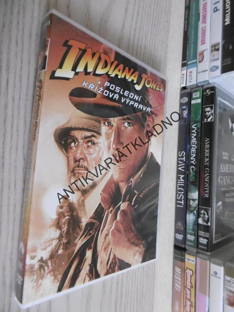 INDIANA JONES A POSLEDNÍ KŘÍŽOVÁ VÝPRAVA, DVD FILM
