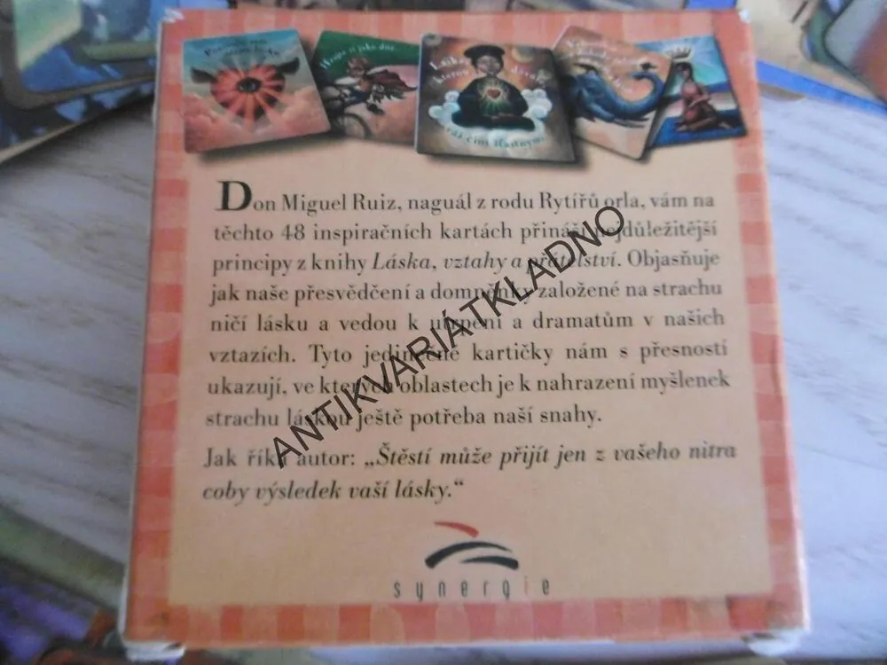 UMĚNÍ LÁSKY, DON MIGUEL RUIZ, INSPIRAČNÍ KARTY,