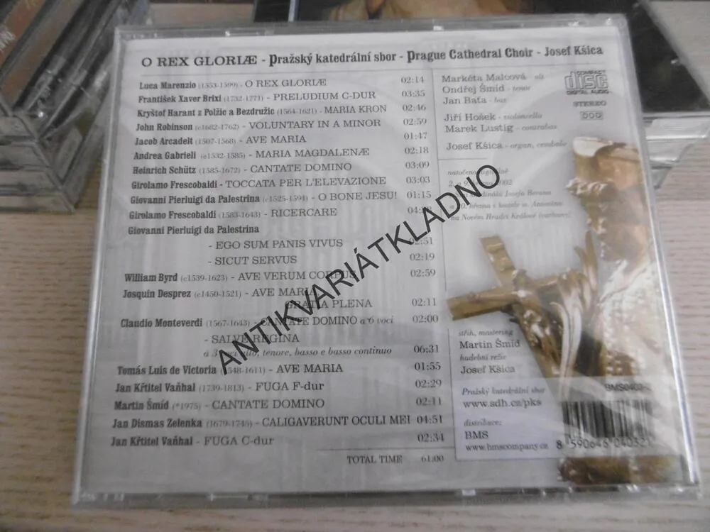 O REX GLORIAE, PRAŽSKÝ KATEDRÁLNÍ SBOR, CD HUDBA