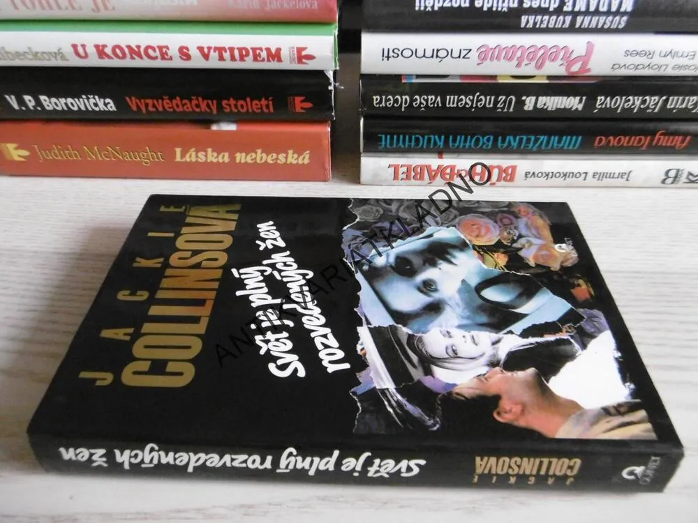 SVĚT JE PLNÝ ROZVEDENÝCH ŽEN, JACKIE COLLINSOVÁ, **an