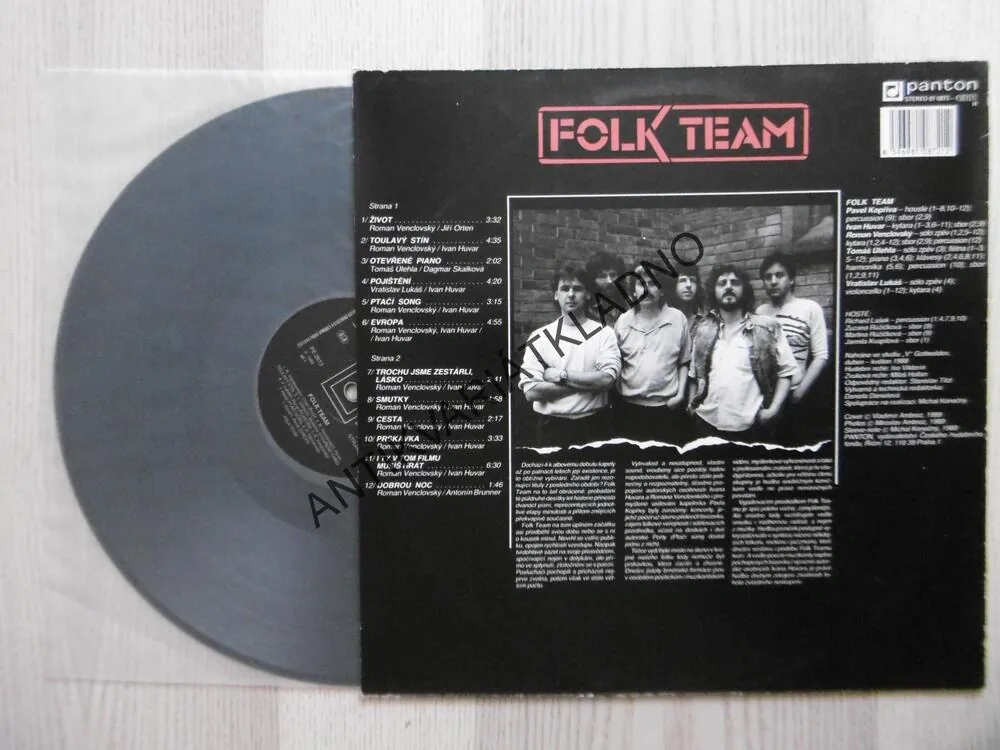 FOLK TEAM, VENCLOVSKÝ, ORTEN, LP