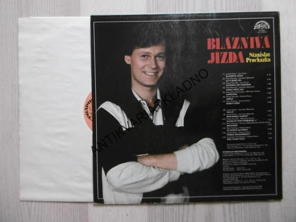 BLÁZNIVÁ JÍZDA, STANISLAV PROCHÁZKA, LP