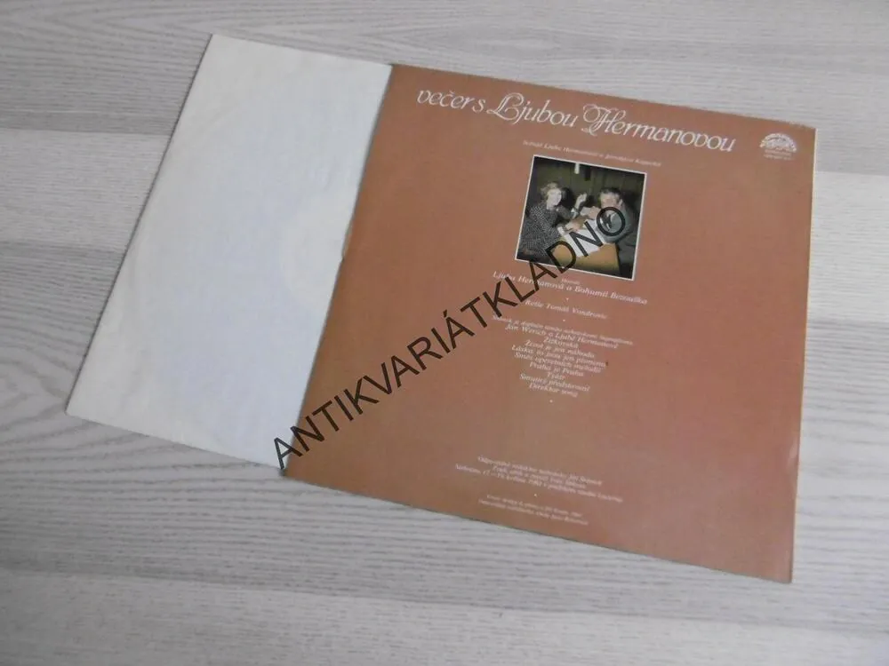 VEČER S LJUBOU HERMANOVOU, LJUBA HERMANOVÁ,, LP