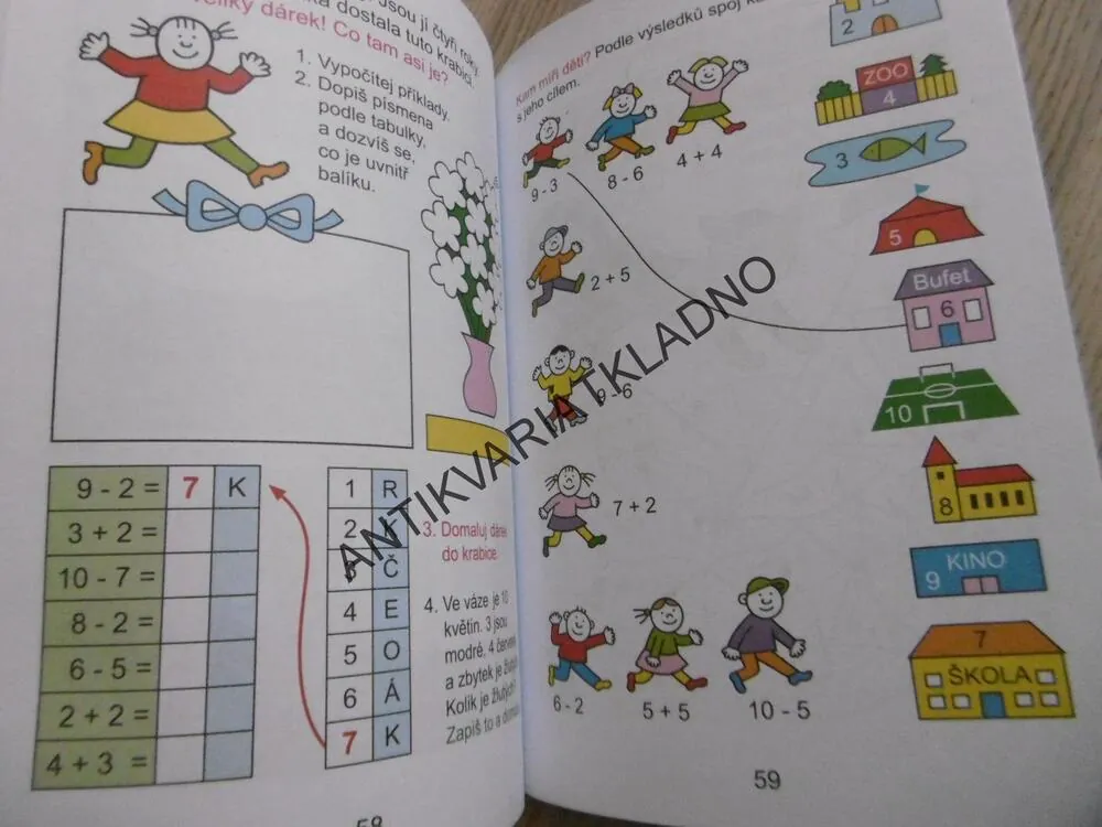 DOMÁCÍ PROCVIČOVÁNÍ, ČEŠTINA A MATEMATIKA, 1. TŘÍDA, IVA NOVÁKOVÁ