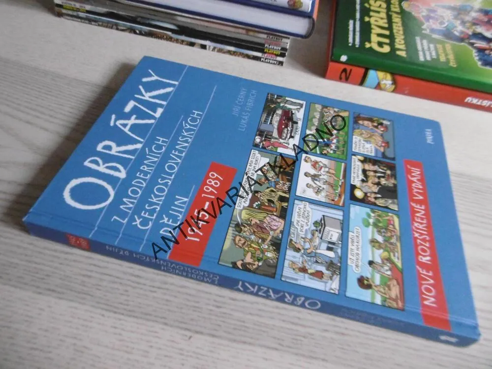 OBRÁZKY Z MODERNÍCH ČESKOSLOVENSKÝCH DĚJIN, KOMIKS,HISTORIE,ČERNÝ, FIBRICH, **an