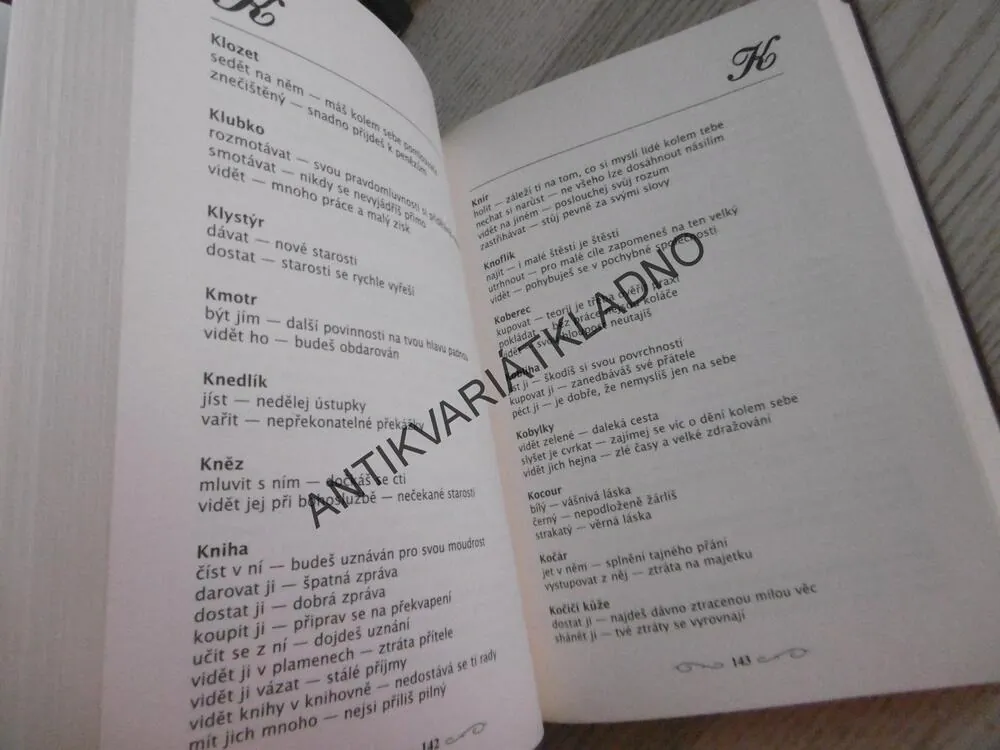VÝKLADOVÝ SNÁŘ, JITKA ŽIVSOVÁ, **an