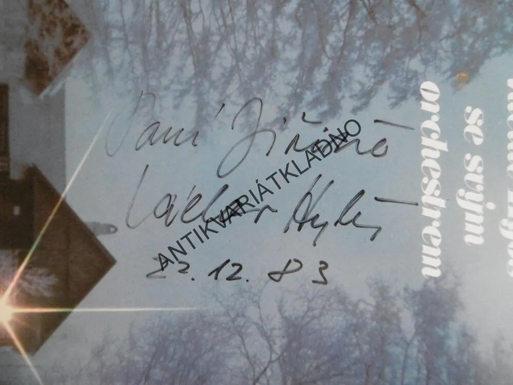 ŠŤASTNÉ VÁNOCE, VÁCLAV HYBŠ- AUTOGRAM, 1983, LP